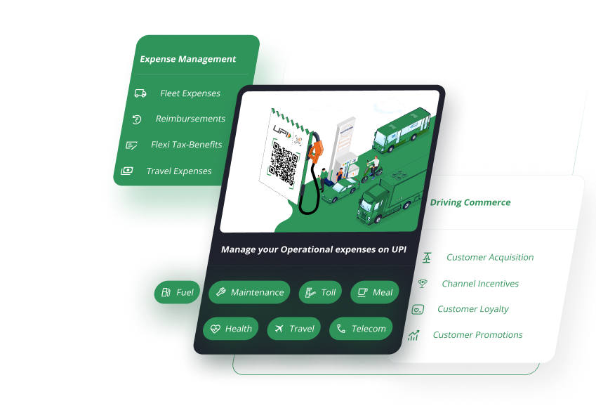 Business expense management with UPI vouchers